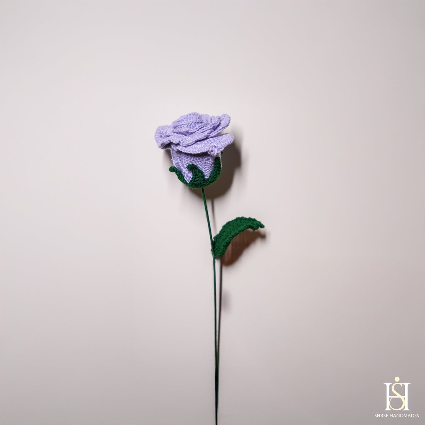 Wine Glass Lavender Rose