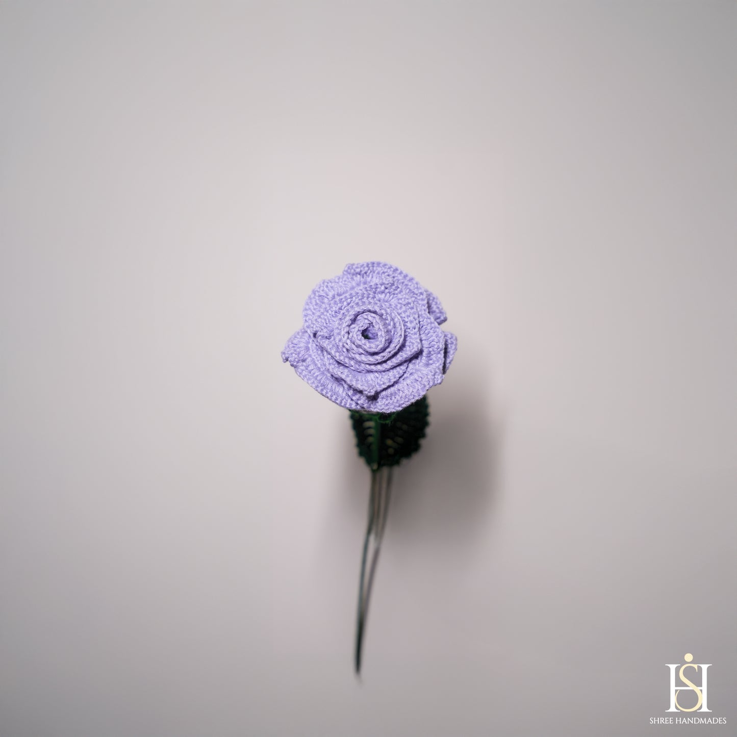Wine Glass Lavender Rose