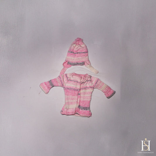 BABY SWEATER WITH CAP