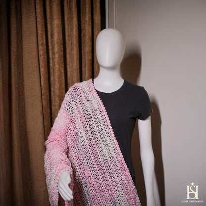 SHAWL PINK  MULTICOLOURED