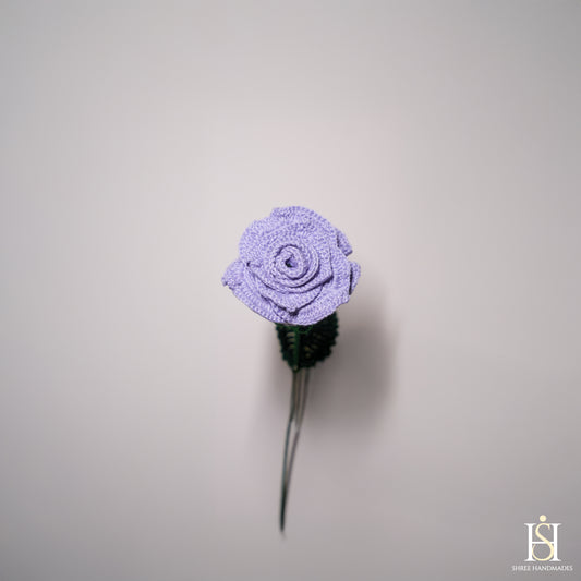 Wine Glass Lavender Rose