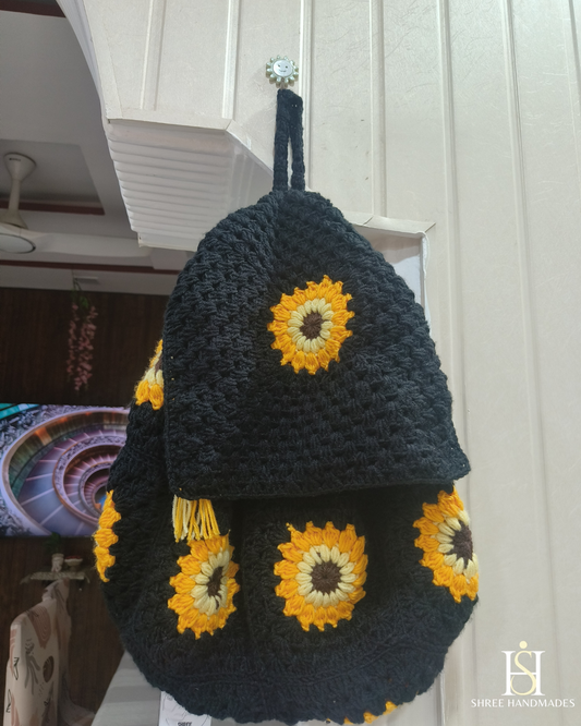 Sunflower Bucket Backpack